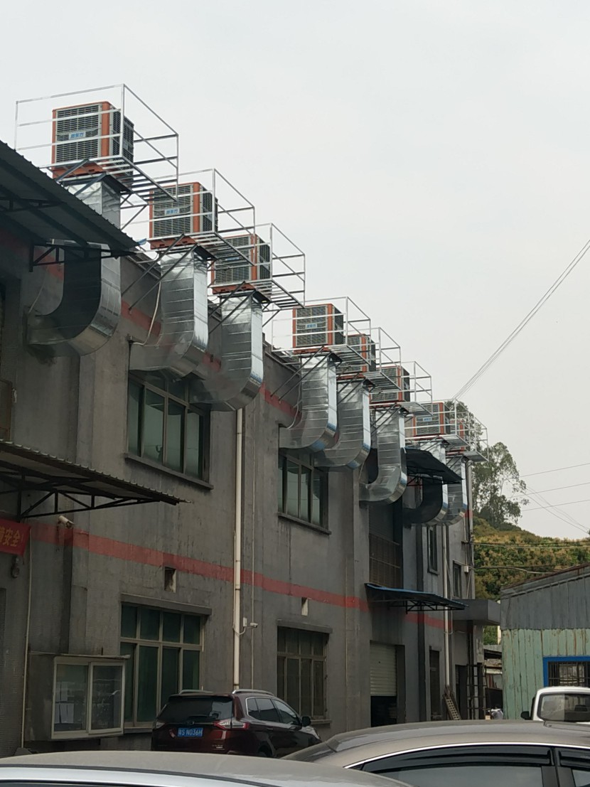 打磨車間環(huán)?？照{(diào)降溫工程